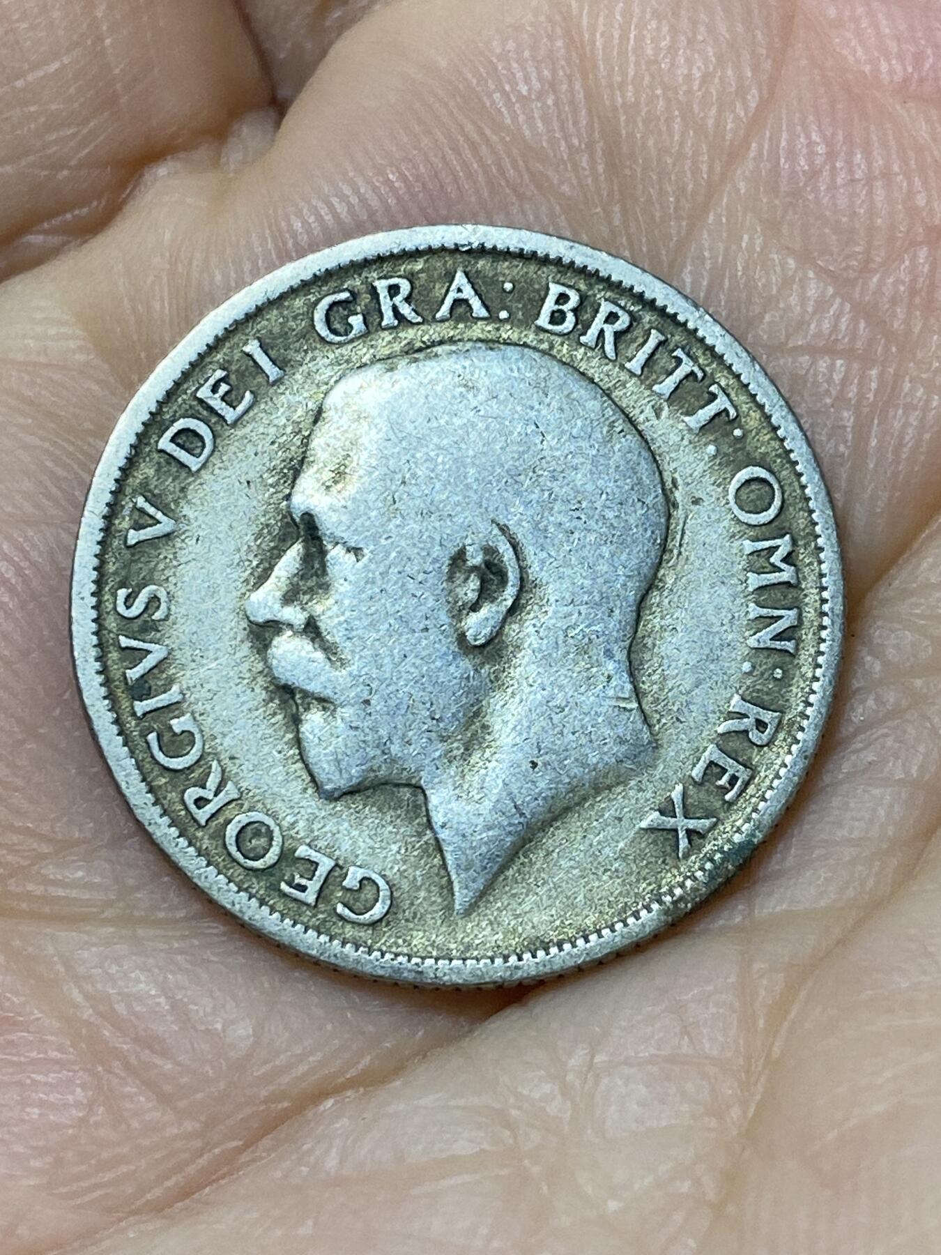 2025年第九十六场(总第一百二十二场）外国好品散币(免佣金) 英国🇬🇧1920年1先令银币(乔治五世第二版首发年，500银)