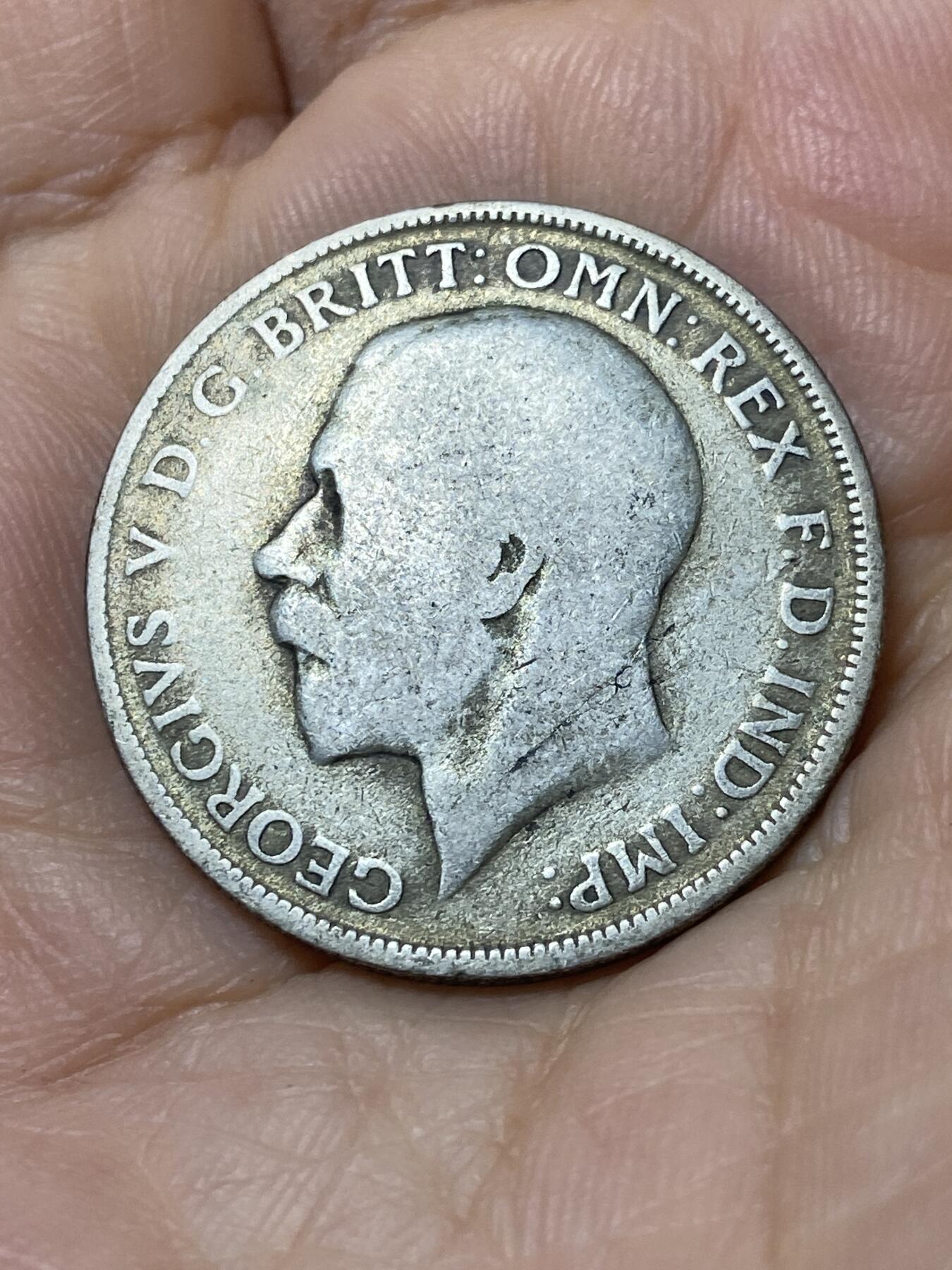 2025年第九十六场(总第一百二十二场）外国好品散币(免佣金) 英国🇬🇧1920年1弗罗林银币(乔治五世第二版首发年，500银)