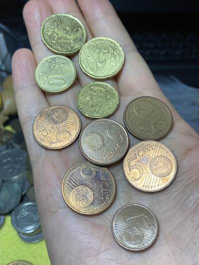 2025年第九十六场(总第一百二十二场）外国好品散币(免佣金) - 欧洲各国欧分共10枚(1分–20分面值)