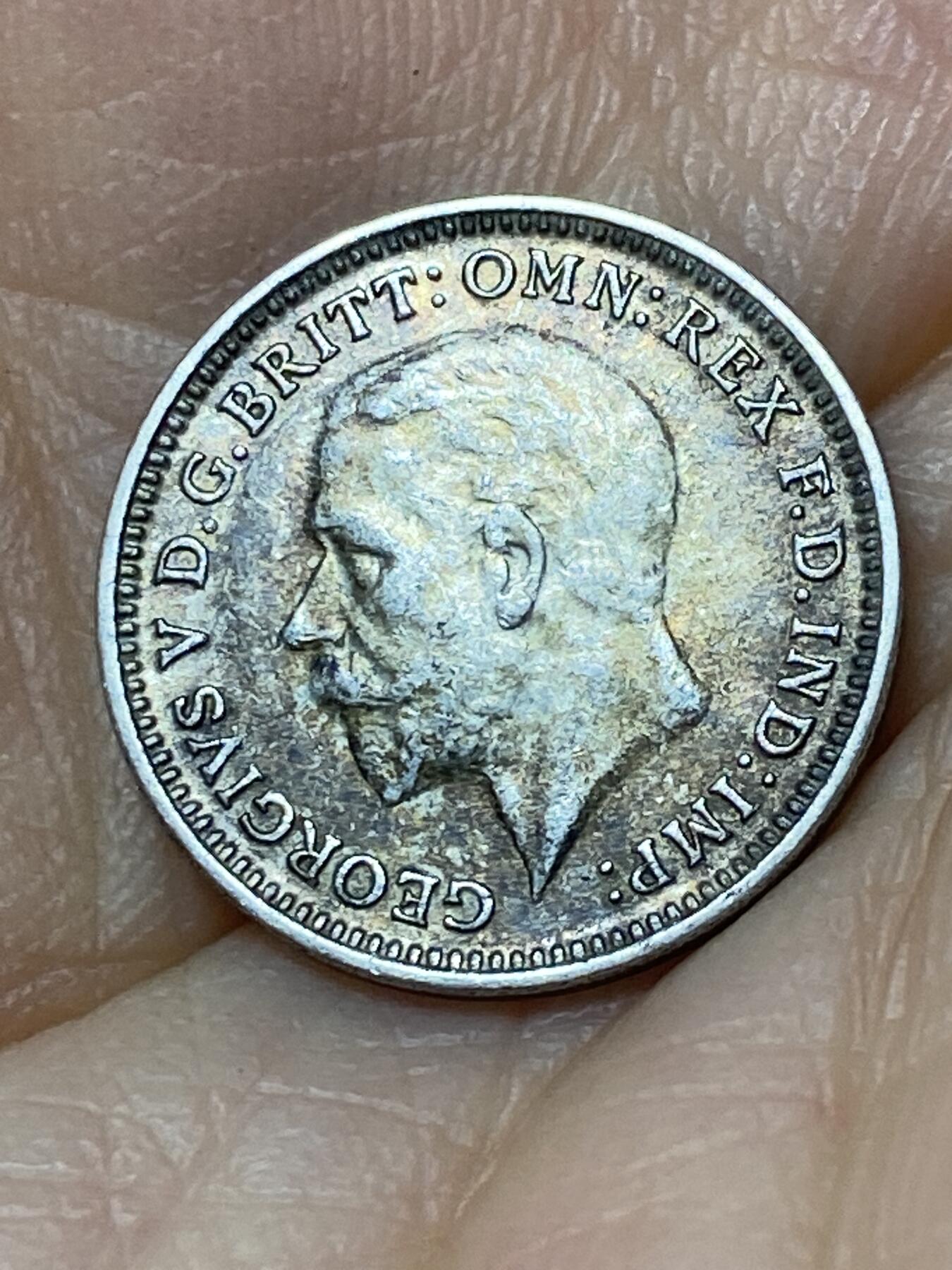 2025年第九十六场(总第一百二十二场）外国好品散币(免佣金) 英国🇬🇧1932年3便士银币(乔治五世第三版，500银)