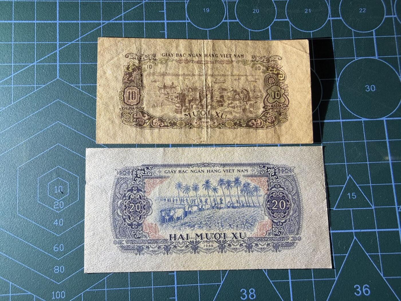 【炜奕收藏】，第四十六期 1966年南越10-20绪，XF-UNC-品相