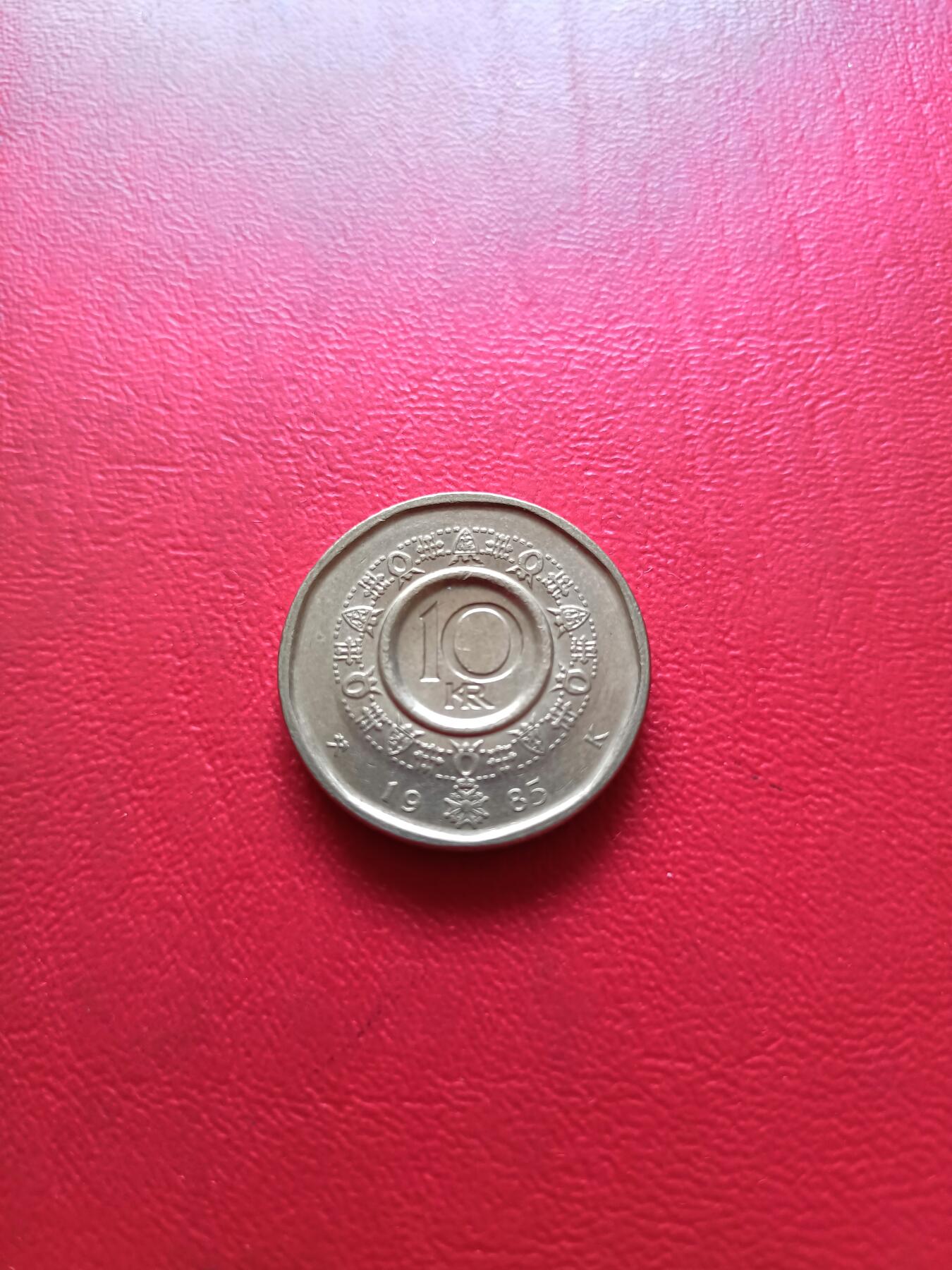 【云涧收藏】第六十五场 挪威1985年10克朗，UNC