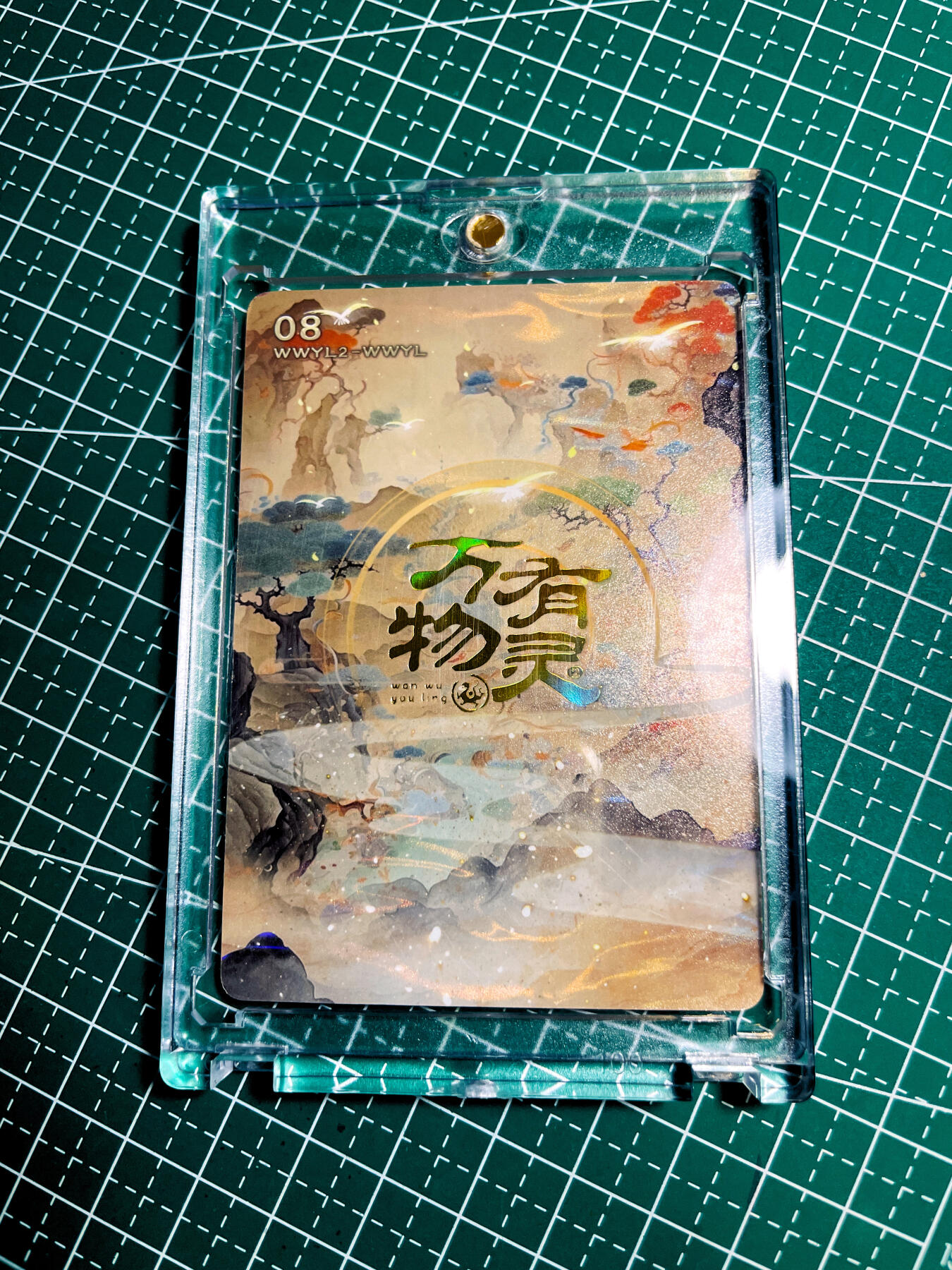 【关注参拍有赠卡】显眼宝33期  9.26日晚21:50结束 【带100pt卡砖】万物有灵 锦鲤旗 寓意很好的一张卡一张 彩闪烫金复合工艺 63*88