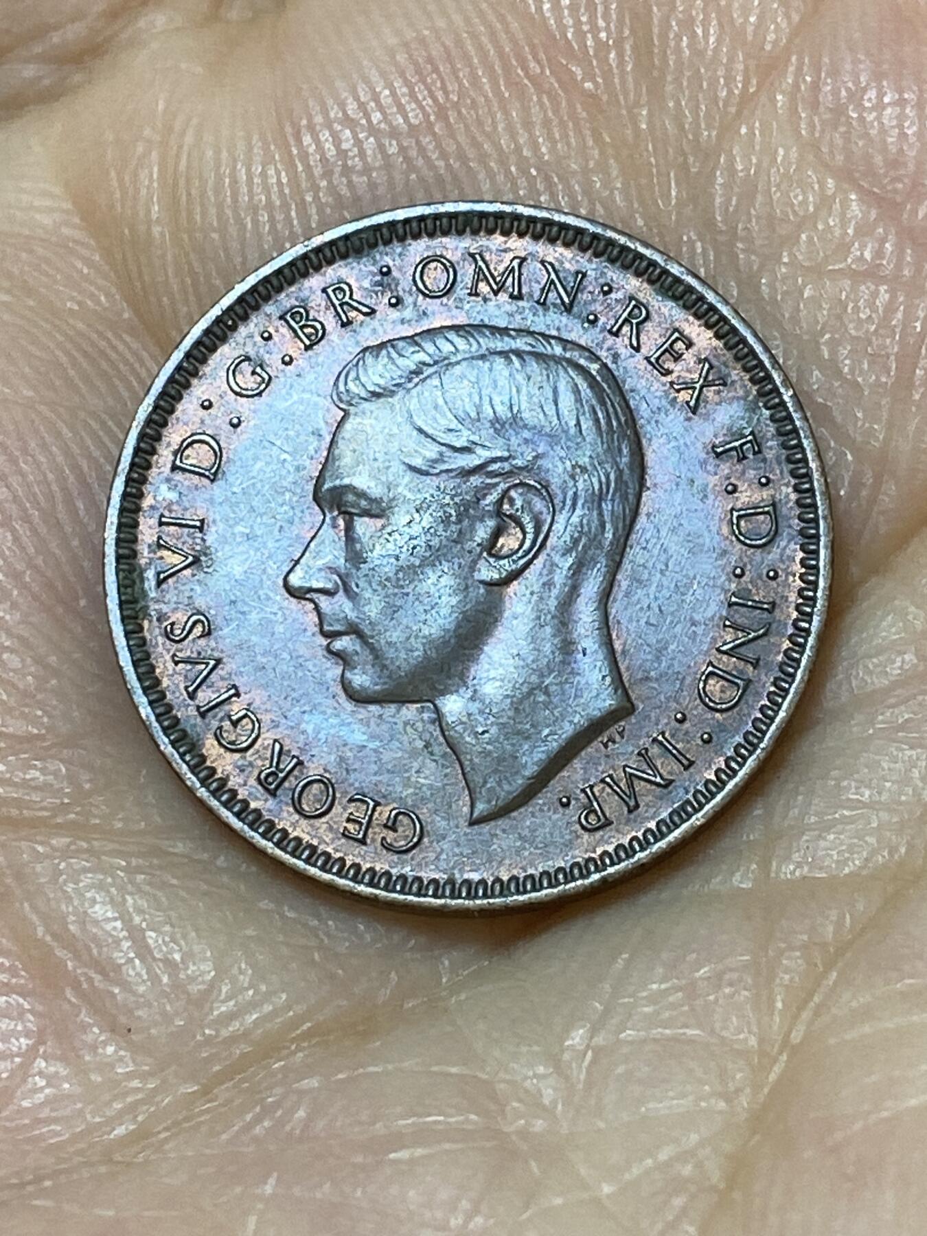 2025年第九十七场(总第一百二十三场）外国好品散币(免佣金) 英国🇬🇧1947年1法新(乔治六世第一版)