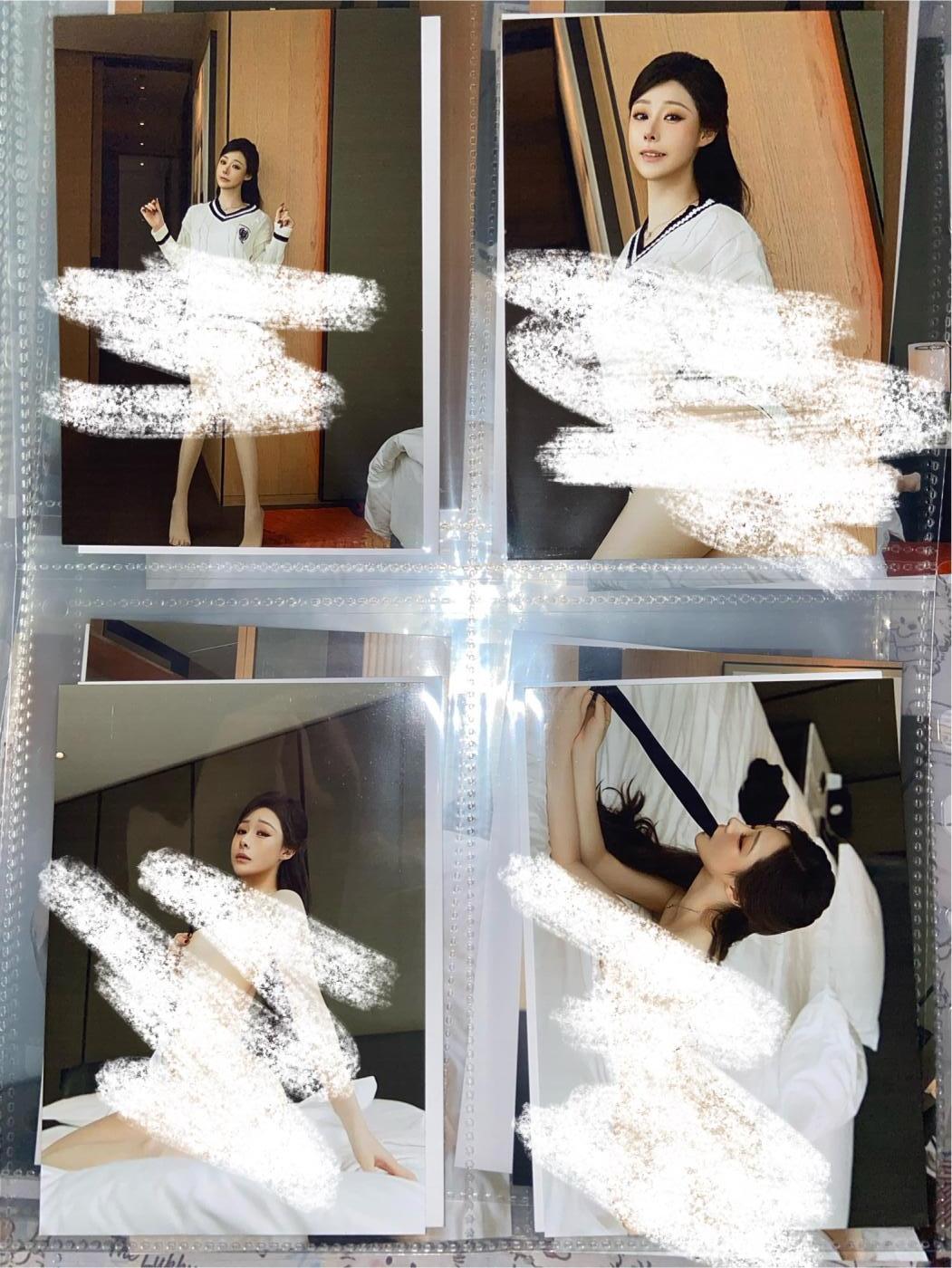 阳大大卡牌拍卖第73期（持续收拍品，周五晚上九点截拍，进群福利早知道） 小逗逗白色毛衣写真 全套21张 A4大纸卡 带卡页