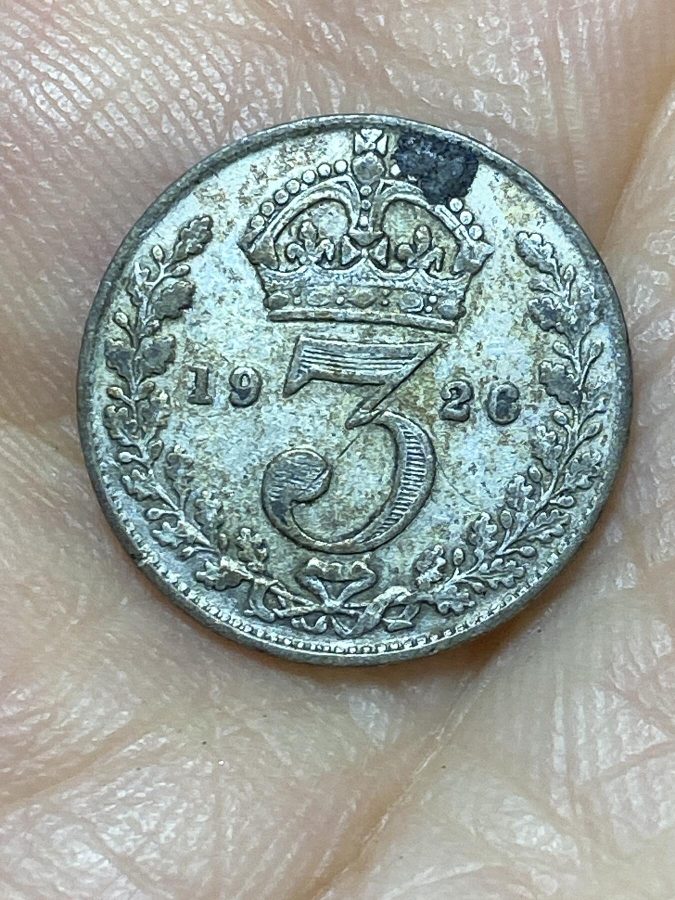 2025年第九十七场(总第一百二十三场）外国好品散币(免佣金) 英国🇬🇧1926年3便士银币(乔治五世第二版关门年，500银)