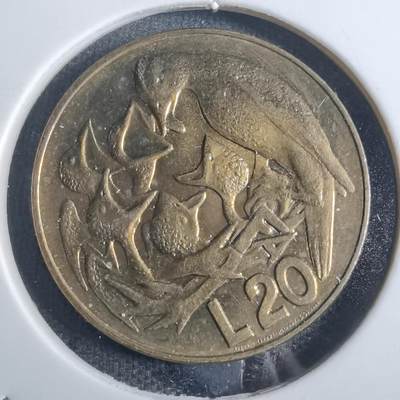 沼泽如烟--第851场 - 圣马力诺1975年20里拉
