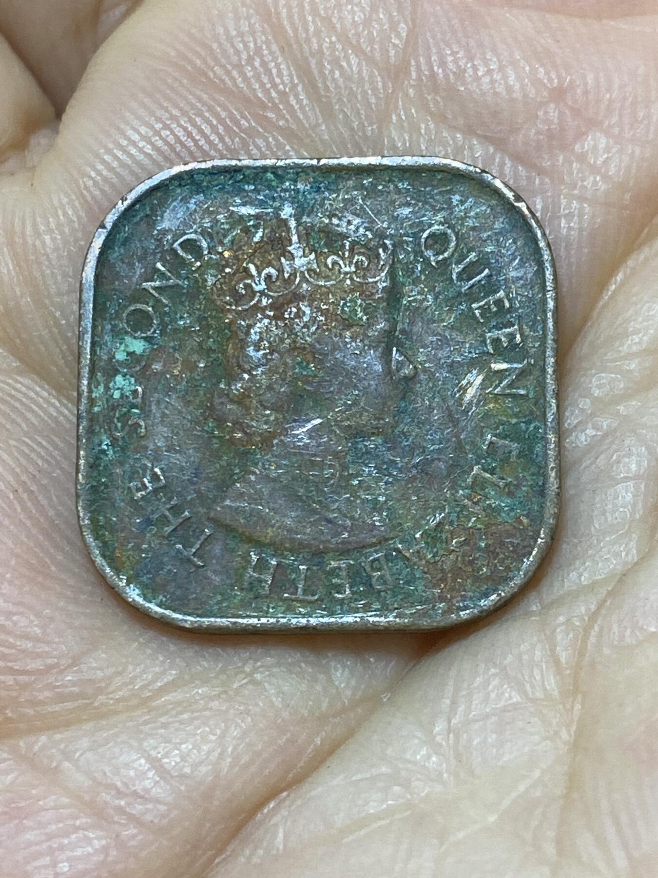 2025年第九十七场(总第一百二十三场）外国好品散币(免佣金) 马来亚及英属婆罗州1958年1分(伊丽莎白二世青年带冠)