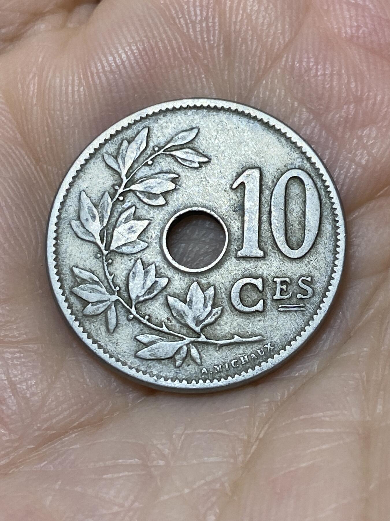2025年第九十七场(总第一百二十三场）外国好品散币(免佣金) 比利时🇧🇪1904年10分(利奥波德二世末期，法语版)