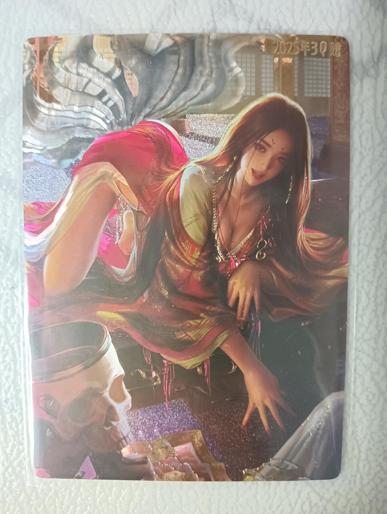 花开卡拍第40期（9月28号周日截拍，品控勿拍!!!拍品不寄存，运费5元，自制卡难免瑕疵，可能存在轻微撞角爆边等出厂瑕疵，品控介意勿拍！） 卡玩帕克  2025年3月满赠 镭雕妲己