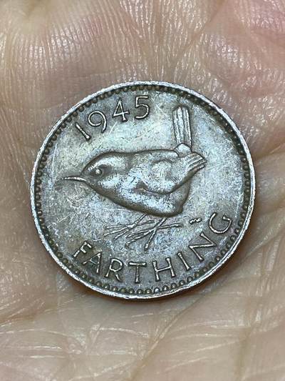 2025年第九十七场(总第一百二十三场）外国好品散币(免佣金) - 英国🇬🇧1945年1法新(乔治六世第一版)
