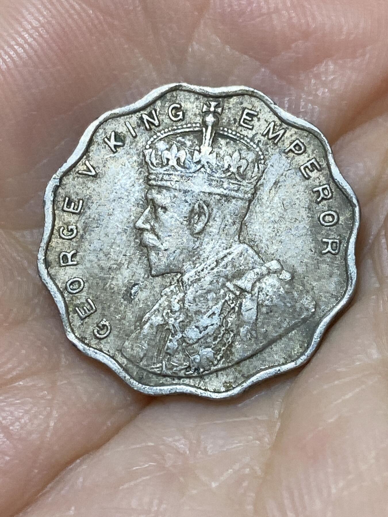 2025年第九十七场(总第一百二十三场）外国好品散币(免佣金) 英属印度1918年1安娜(乔治五世时期)