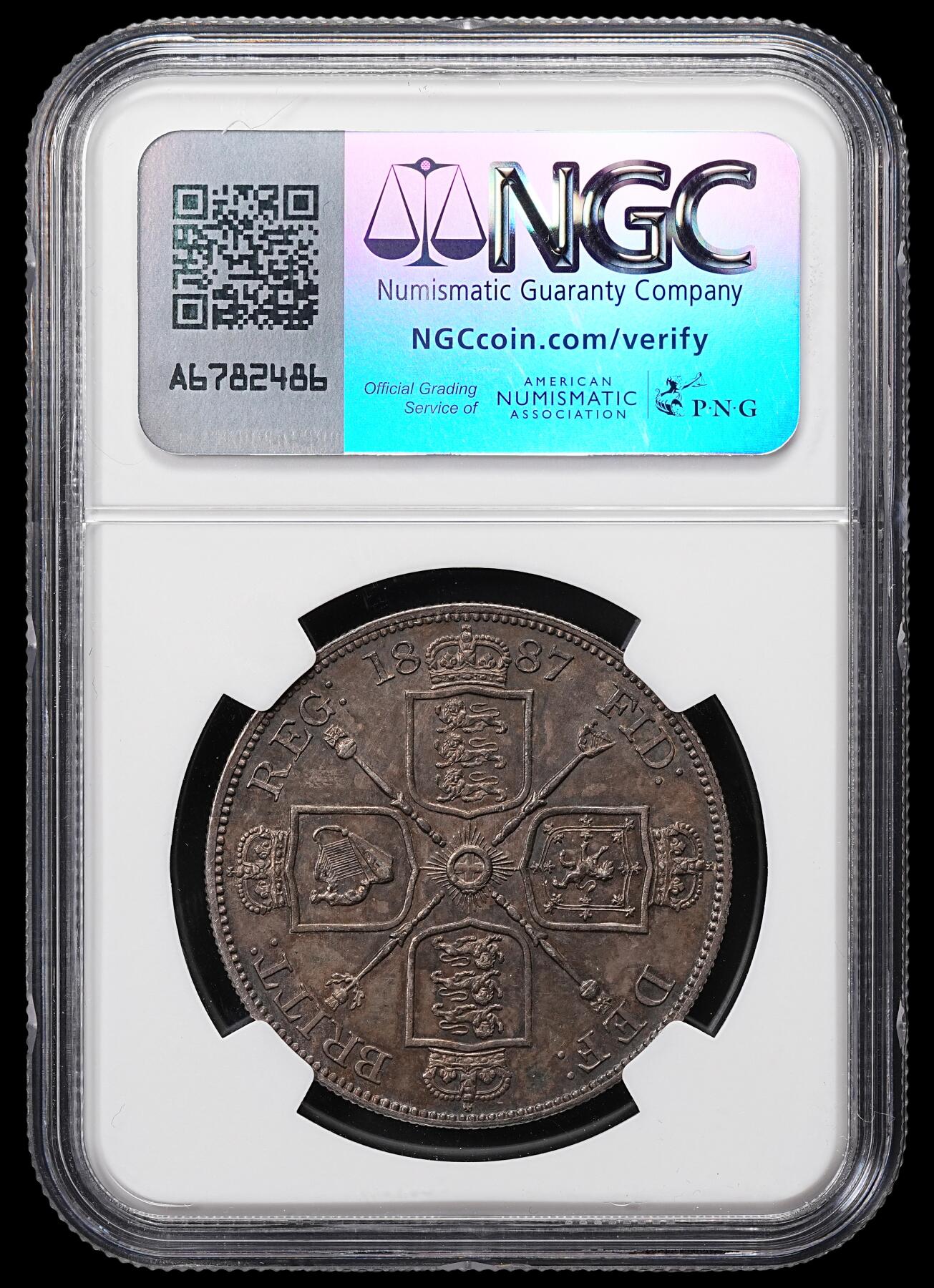 修遠堂世界钱币第八十六期 NGC UNCD 1887年英国4先令大银币