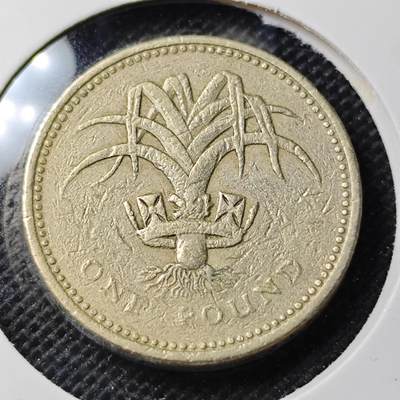 KK钱币收藏小铺 第348场 2月预留时间 周末发货 - 1985英国1英镑 
