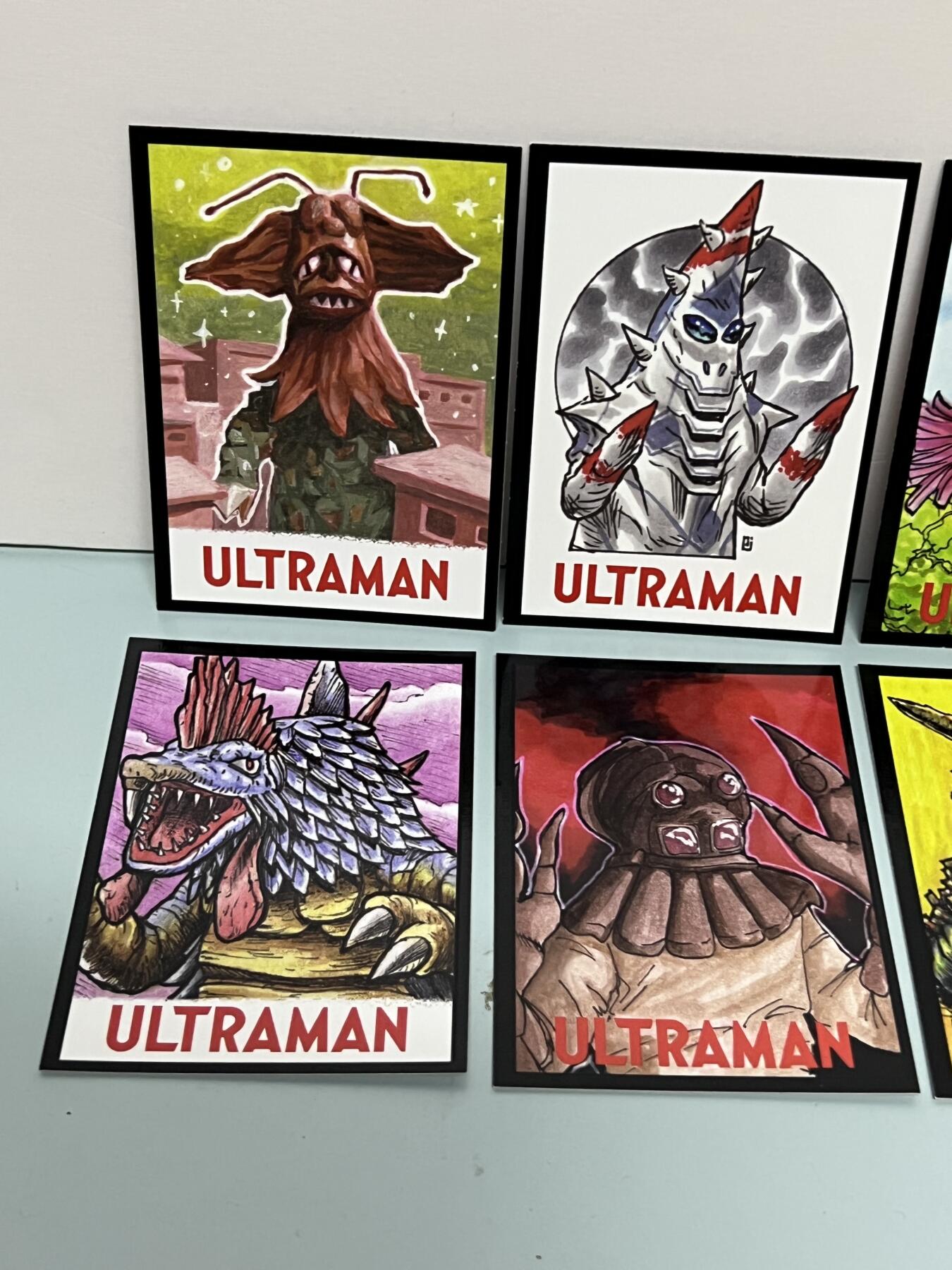 零元拍：RRParks Ultraman 归来的奥特曼 杰克奥特曼  圆谷公司 杰克奥特曼  手绘复刻卡 超人气怪兽很多 非常稀有 大比例 10张一起拍！编号见卡背 