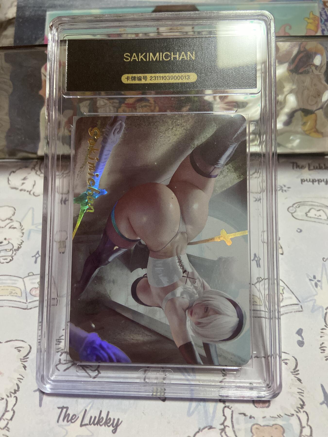 阳大大卡牌拍卖第73期（持续收拍品，周五晚上九点截拍，进群福利早知道） 【TTR动漫卡】尼尔：机械纪元 尤尔哈•2B 丰臀照 彩闪 编号：2311103900013