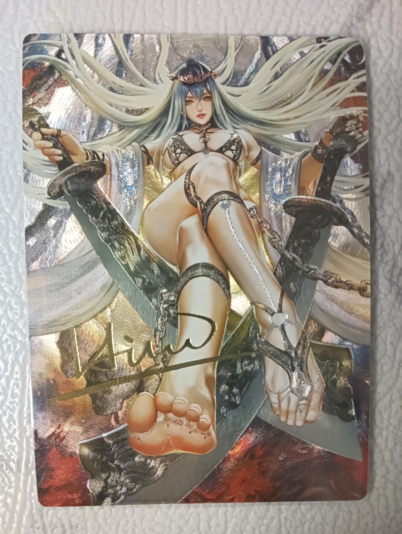 花开卡拍第40期（9月28号周日截拍，品控勿拍!!!拍品不寄存，运费5元，自制卡难免瑕疵，可能存在轻微撞角爆边等出厂瑕疵，品控介意勿拍！） 卡玩帕克新春福袋卡 璇哥印签 武松 粗闪