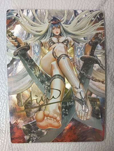 花开卡拍第40期（9月28号周日截拍，品控勿拍!!!拍品不寄存，运费5元，自制卡难免瑕疵，可能存在轻微撞角爆边等出厂瑕疵，品控介意勿拍！） - 卡玩帕克新春福袋卡 璇哥印签 武松 粗闪