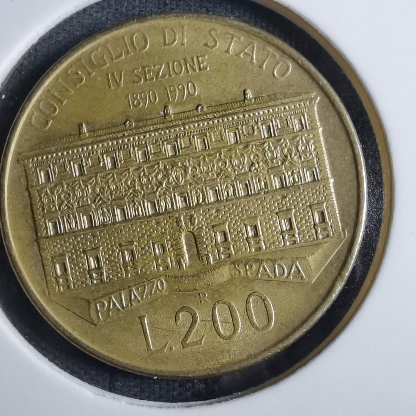 沼泽如烟--第851场 意大利1990年200里拉