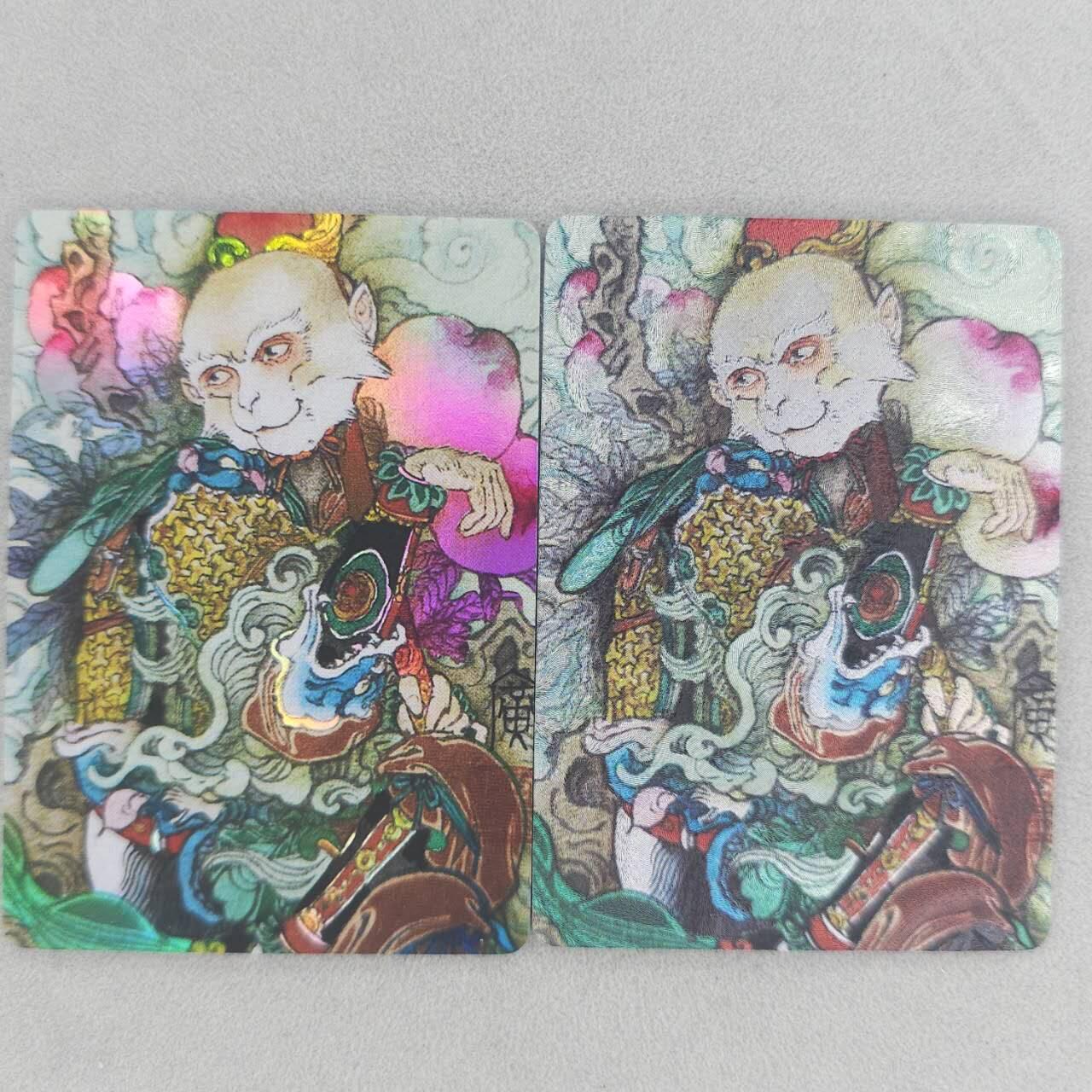 龙虎卡牌第五十六场 小浣熊 趣卡社五虎 百里亲签 万享盲盒（无佣金，满120包邮，周六晚上结拍，欢迎送拍） 粗闪+彩闪 启读 李广-齐天大圣