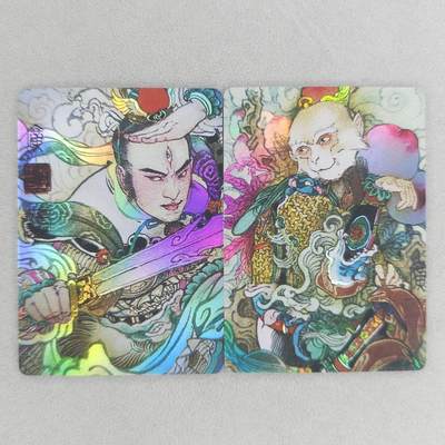 龙虎卡牌第五十六场 小浣熊 趣卡社五虎 百里亲签 万享盲盒（无佣金，满120包邮，周六晚上结拍，欢迎送拍） - 彩闪2张 启读 李广-大圣&小圣