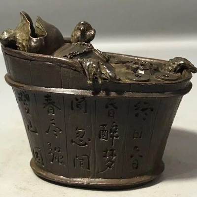 听雨轩 杂相4 - 招财金蟾香炉小摆件