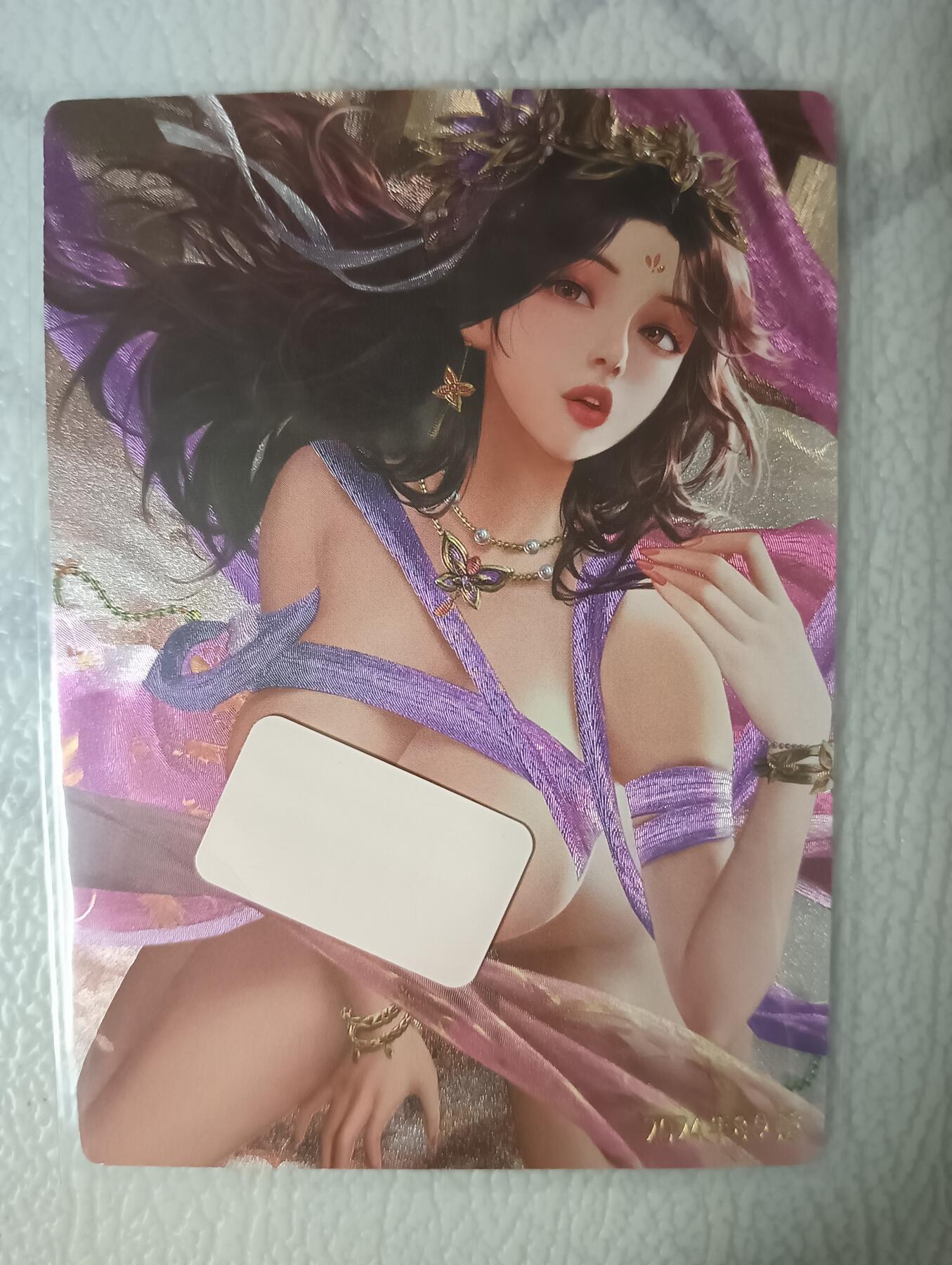 花开卡拍第40期（9月28号周日截拍，品控勿拍!!!拍品不寄存，运费5元，自制卡难免瑕疵，可能存在轻微撞角爆边等出厂瑕疵，品控介意勿拍！） 卡玩帕克  2024年8月满赠 粗闪羊献容