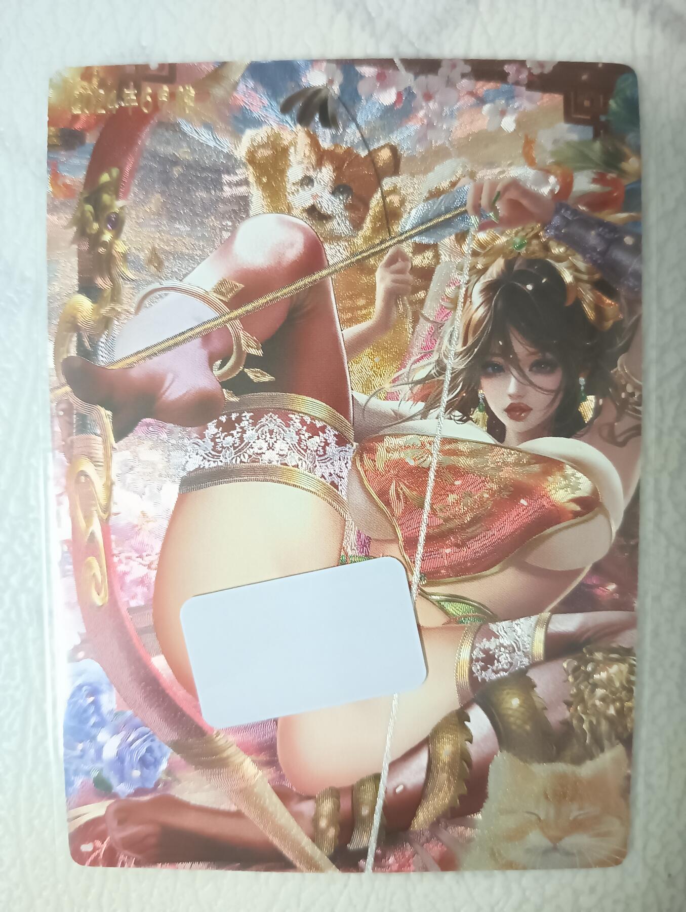 花开卡拍第40期（9月28号周日截拍，品控勿拍!!!拍品不寄存，运费5元，自制卡难免瑕疵，可能存在轻微撞角爆边等出厂瑕疵，品控介意勿拍！） 卡玩帕克  2024年6月满赠 粗闪孙尚香