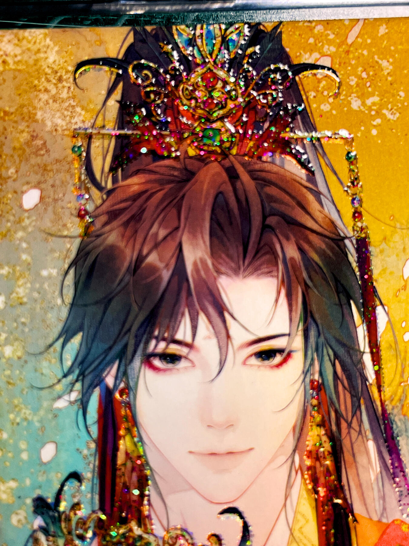 【关注参拍有赠卡】显眼宝33期  9.26日晚21:50结束 【带100pt卡砖 限编卡643号 】万物有灵 生肖卡 金鸡啼晓工艺超棒看细节 复合工艺卡牌 一张  63*88 