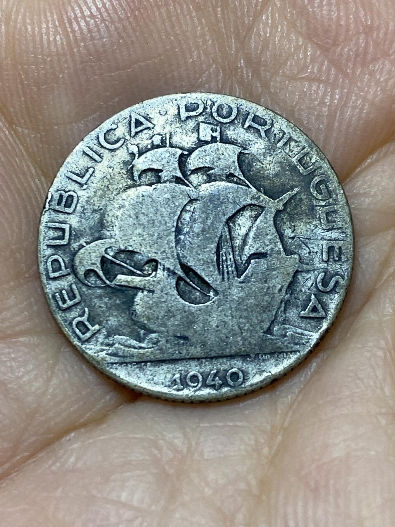 2025年第九十七场(总第一百二十三场）外国好品散币(免佣金) 葡萄牙🇵🇹1940年2. 5埃斯库多银币(共和国时期第四套，650银)
