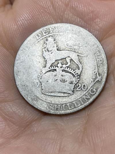 2025年第九十七场(总第一百二十三场）外国好品散币(免佣金) - 英国🇬🇧1920年1先令银币(乔治五世第二版，首发年，500银)
