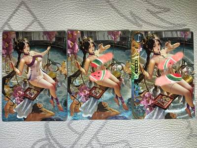 花开卡拍第40期（9月28号周日截拍，品控勿拍!!!拍品不寄存，运费5元，自制卡难免瑕疵，可能存在轻微撞角爆边等出厂瑕疵，品控介意勿拍！） - 卡玩帕克百花谱 刘楚玉 粗闪三渐变