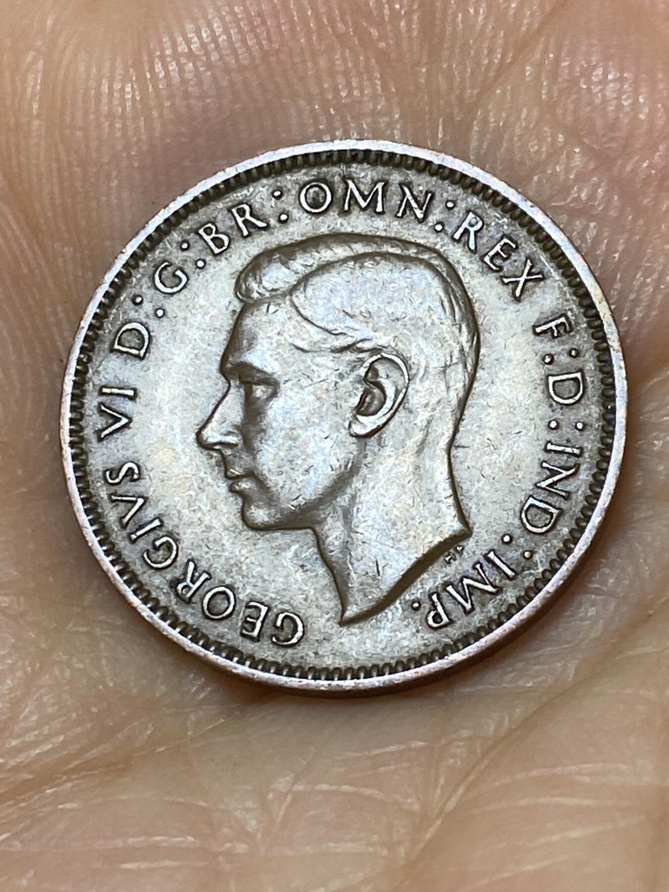 2025年第九十七场(总第一百二十三场）外国好品散币(免佣金) 英国🇬🇧1939年1法新(乔治六世第一版)