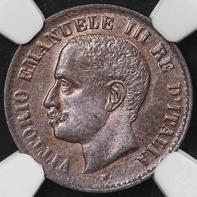 修遠堂世界钱币第八十六期 - NGC MS65RB 1904意大利1分铜币