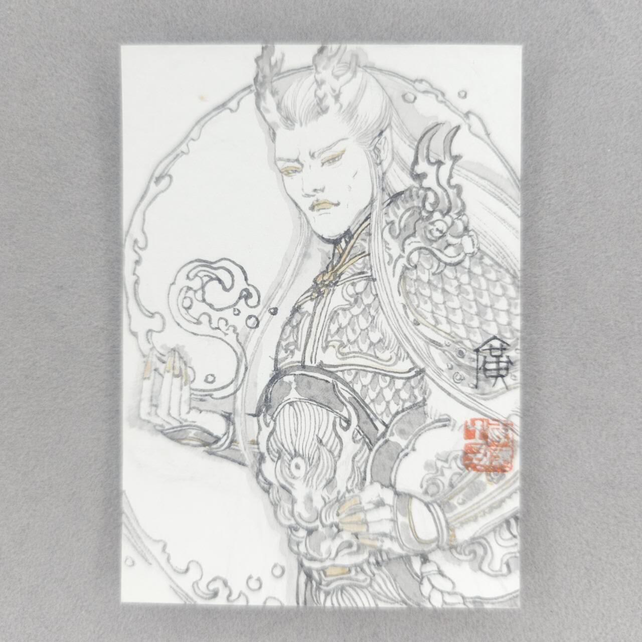龙虎卡牌第五十六场 小浣熊 趣卡社五虎 百里亲签 万享盲盒（无佣金，满120包邮，周六晚上结拍，欢迎送拍）