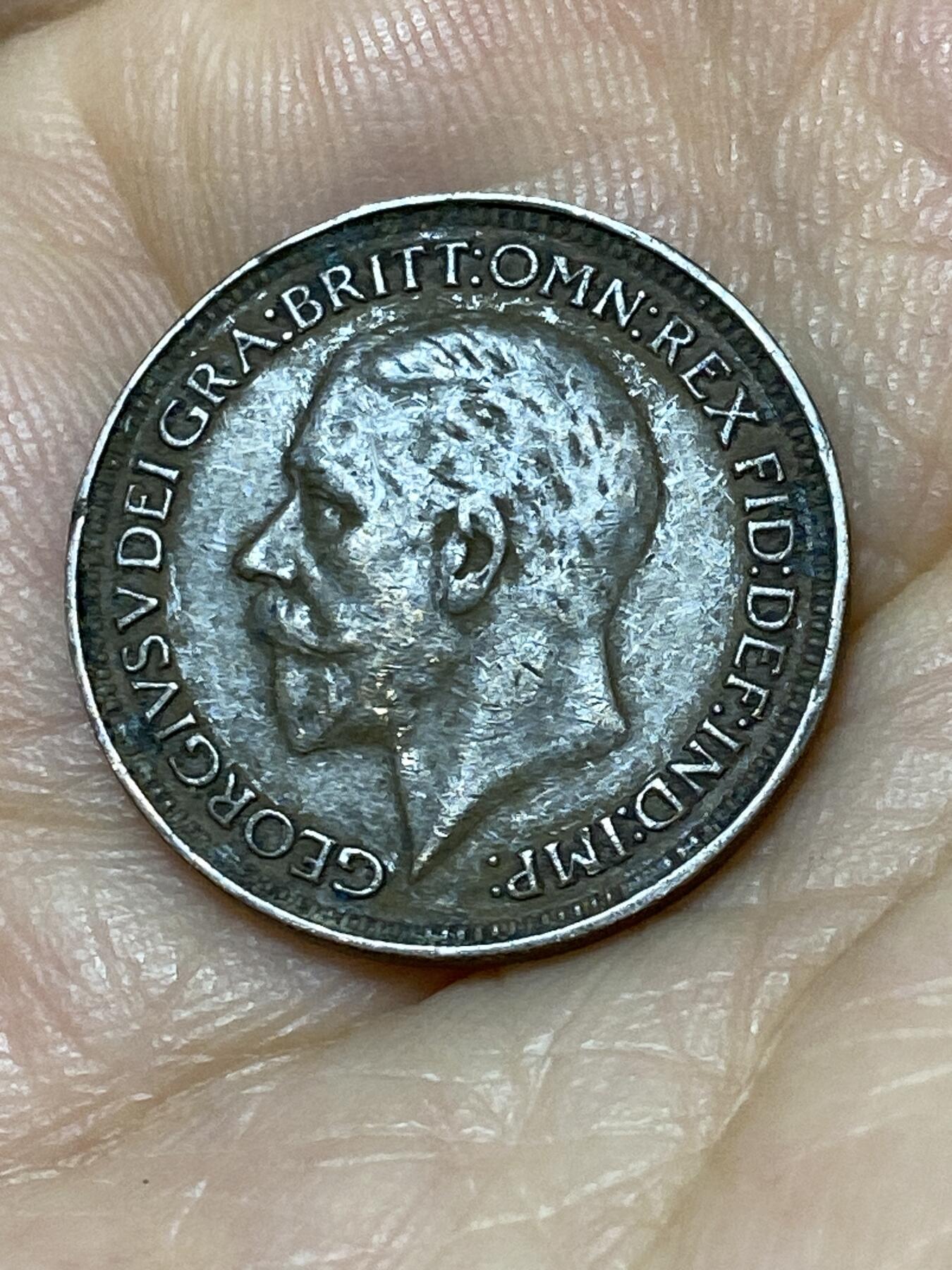 2025年第九十七场(总第一百二十三场）外国好品散币(免佣金) 英国🇬🇧1927年1法新(乔治五世第三版)