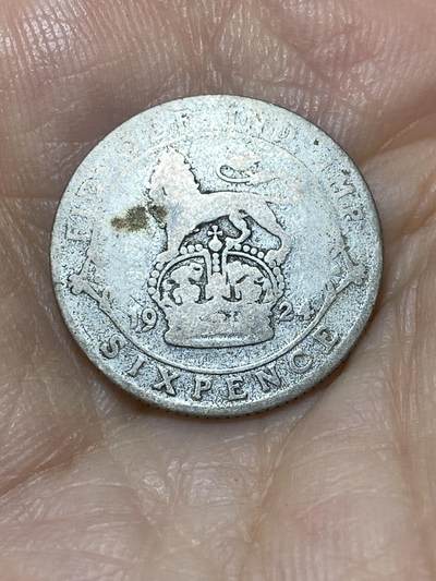 2025年第九十七场(总第一百二十三场）外国好品散币(免佣金) - 英国🇬🇧1924年6便士银币(乔治五世第二版，500银)