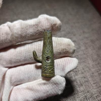 回流第四期铜杂钱币玉器 - 高工纹饰残件