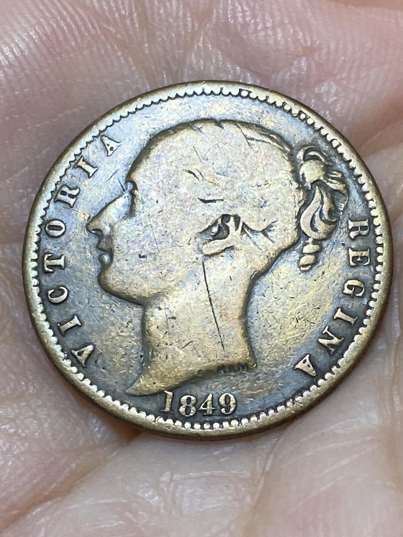 2025年第九十七场(总第一百二十三场）外国好品散币(免佣金) 英国🇬🇧纪念铜章(维多利亚女王青年头像)