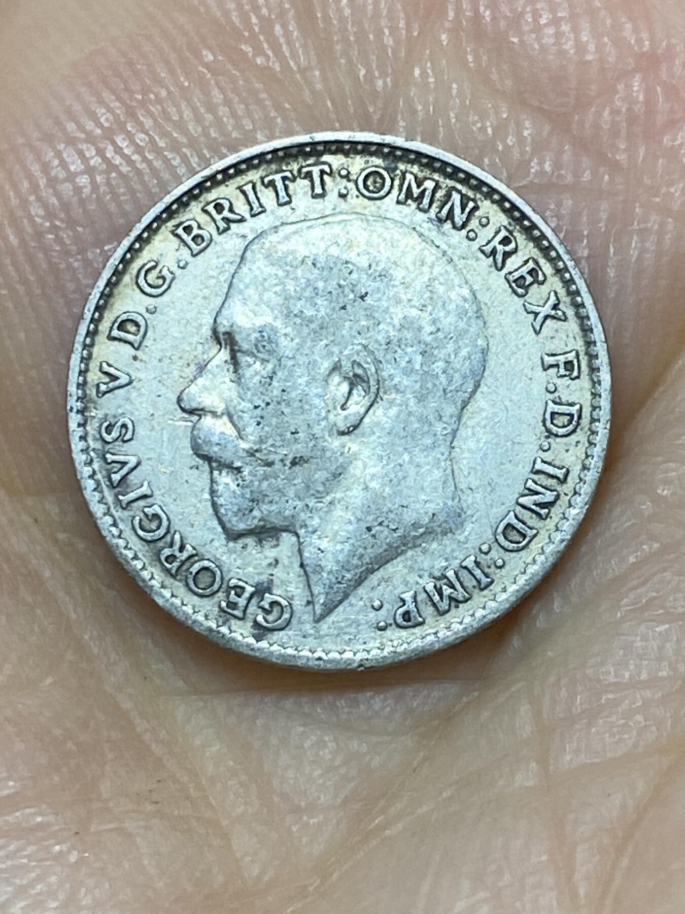 2025年第九十七场(总第一百二十三场）外国好品散币(免佣金) 英国🇬🇧1925年3便士银币(乔治五世第二版，500银)