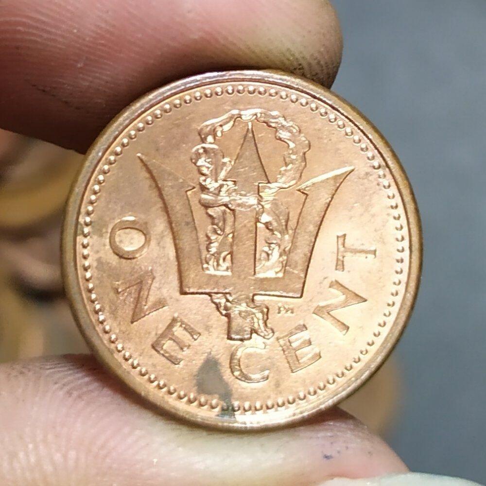各国硬币 纸币 无佣金 巴巴多斯1分 通走500个 