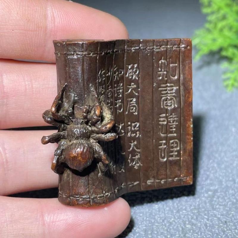 听雨轩 杂相4 蜘蛛 知书达理桌面小摆件