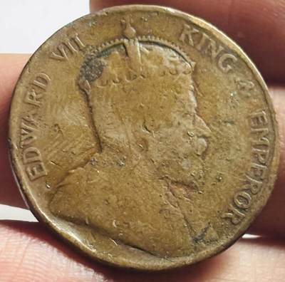 文馨钱币收藏第 273 场， 长期接收代拍品 - 少见 1905 年英属香港大一仙铜币，爱德华七世版