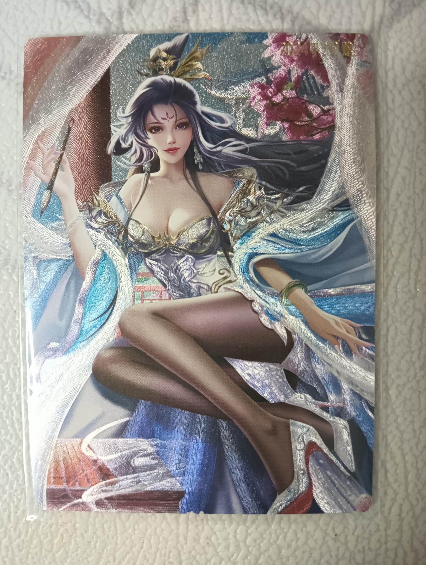 花开卡拍第40期（9月28号周日截拍，品控勿拍!!!拍品不寄存，运费5元，自制卡难免瑕疵，可能存在轻微撞角爆边等出厂瑕疵，品控介意勿拍！） 卡玩帕克  2024年2月满赠 粗闪曹植