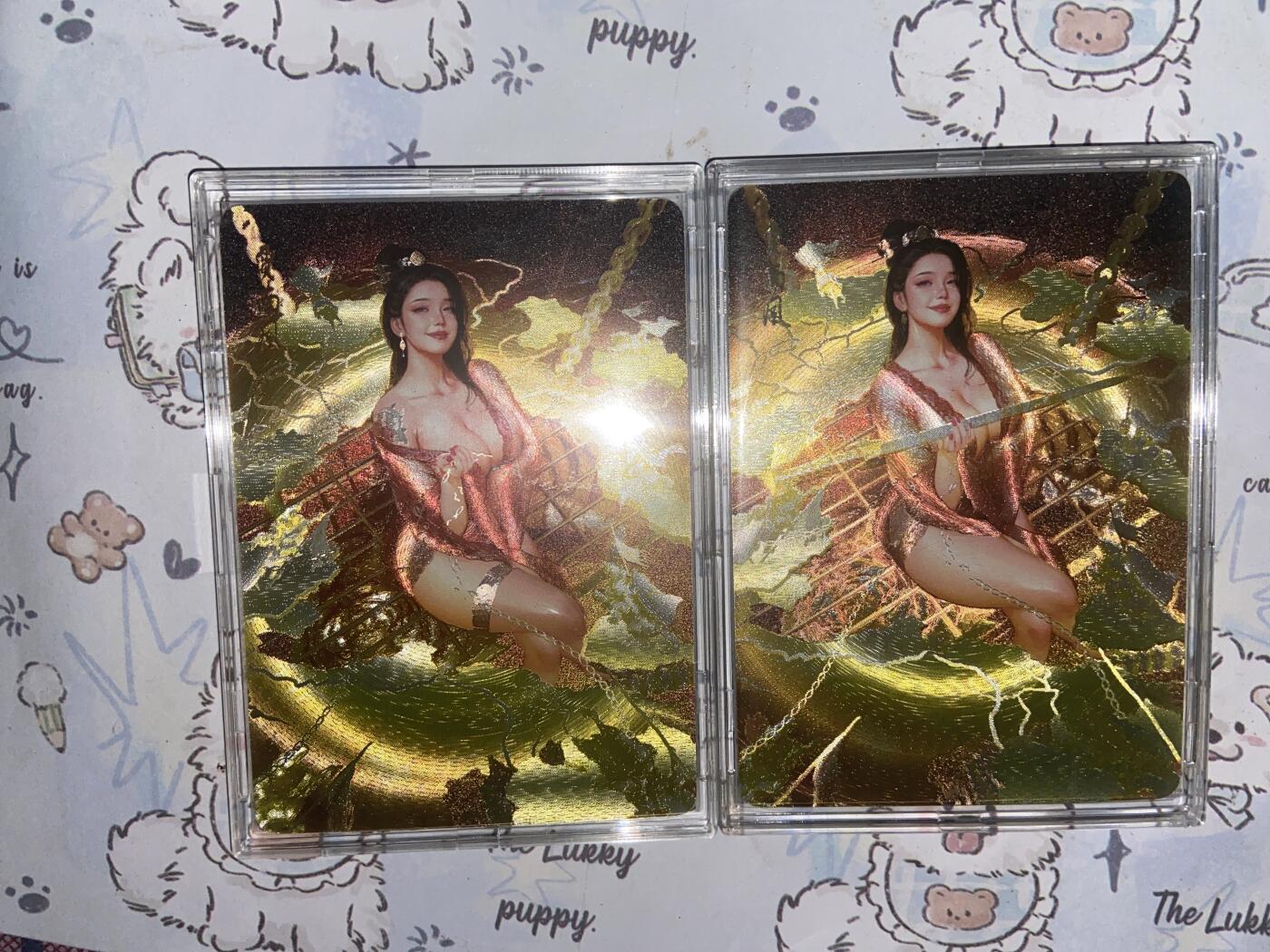 阳大大卡牌拍卖第73期（持续收拍品，周五晚上九点截拍，进群福利早知道） 燎原文化 人间传 第15弹 贾南风双服饰 St_brush刷子 折光粗闪 带卡壳