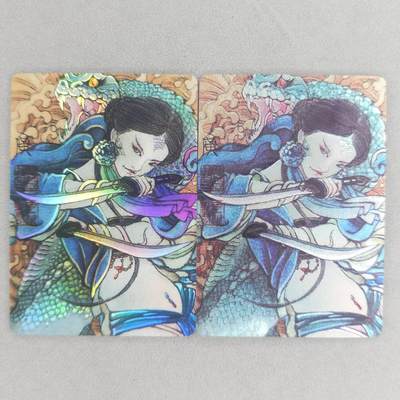 龙虎卡牌第五十六场 小浣熊 趣卡社五虎 百里亲签 万享盲盒（无佣金，满120包邮，周六晚上结拍，欢迎送拍） - 粗闪+彩闪 启读 李广-小青