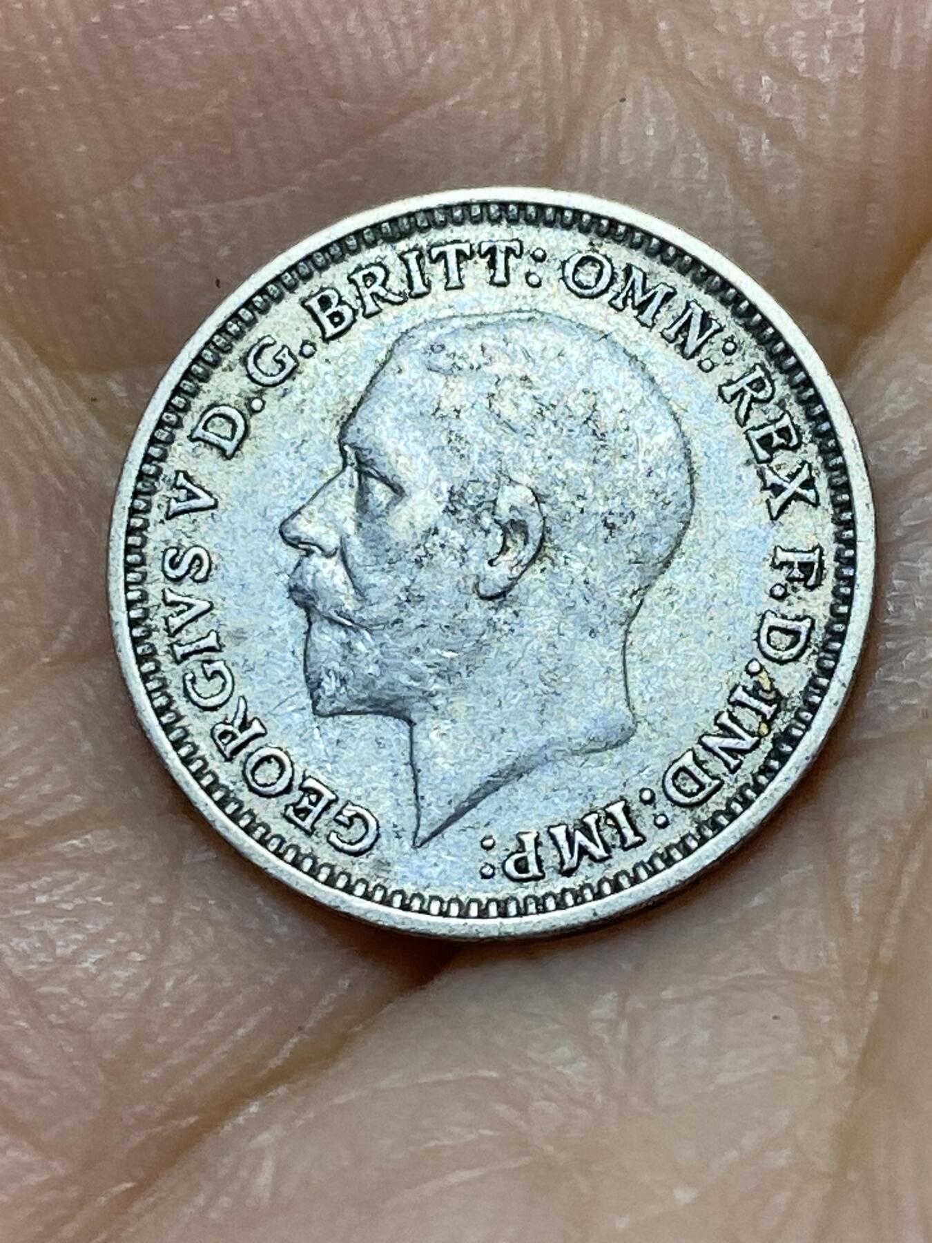 2025年第九十七场(总第一百二十三场）外国好品散币(免佣金) 英国🇬🇧1931年3便士银币(乔治五世第三版，500银)