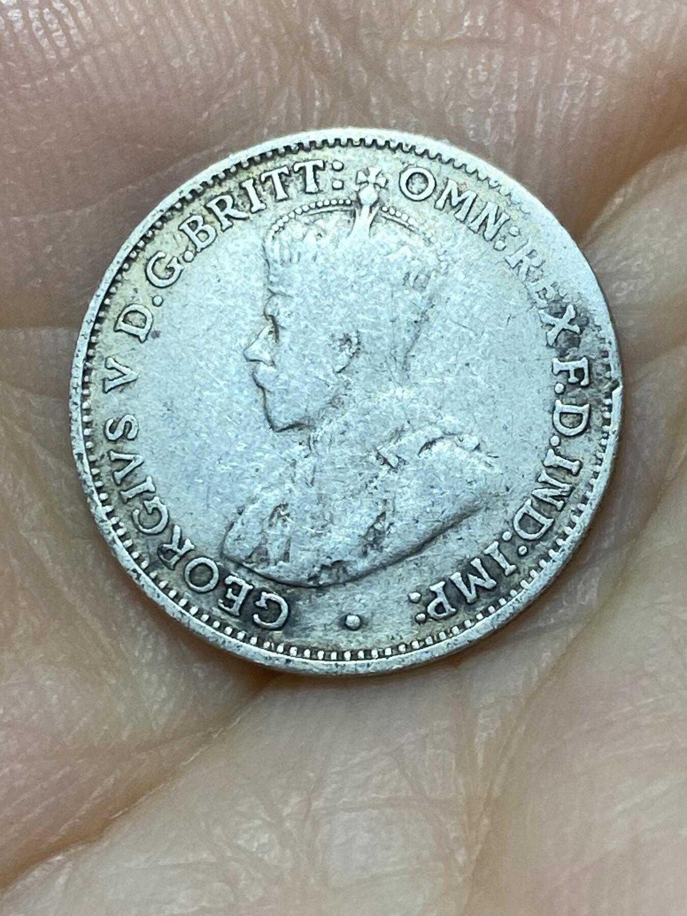 2025年第九十七场(总第一百二十三场）外国好品散币(免佣金) 澳大利亚🇦🇺1935年3便士银币(乔治五世时期，m版墨尔本造，925高银)