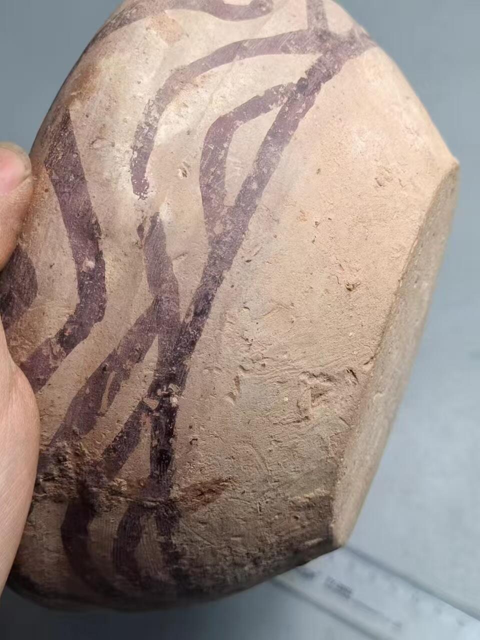 回流第四期铜杂钱币玉器 马家店文化陶碗