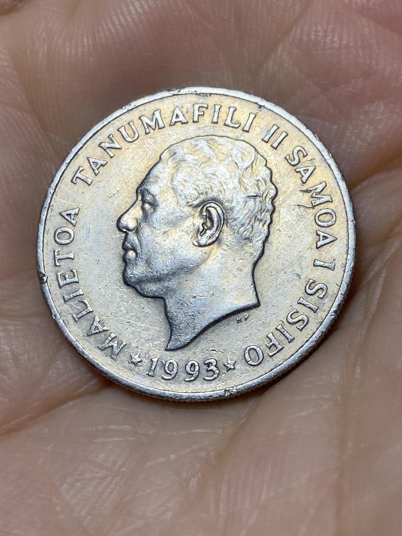 2025年第九十七场(总第一百二十三场）外国好品散币(免佣金) 萨摩亚🇼🇸1993年10仙(第二版)